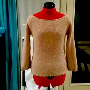 Theory size small camel color sweater